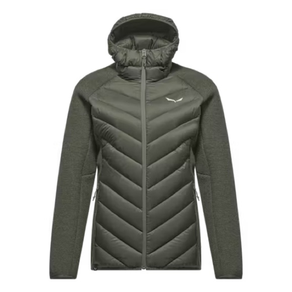 Stylish Olive Puffer Jacket with Hood